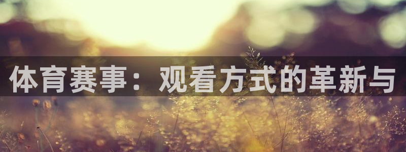 体育赛事：观看方式的革新与