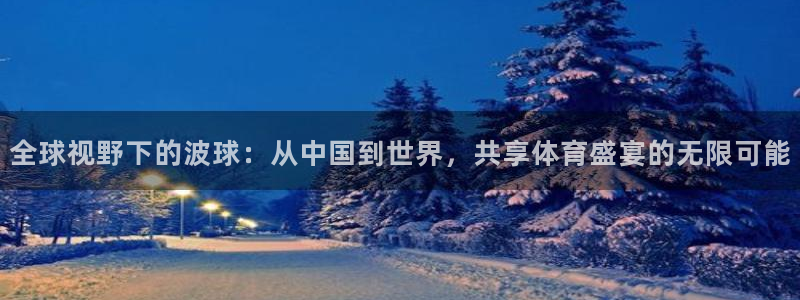 全球视野下的波球：从中国到世界，共享体育盛宴的无限可能