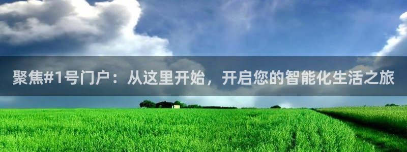 聚焦#1号门户：从这里开始，开启您的智能化生活之旅